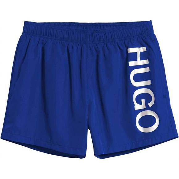 NEW HUGO BOSS men's abas swim shorts in blue